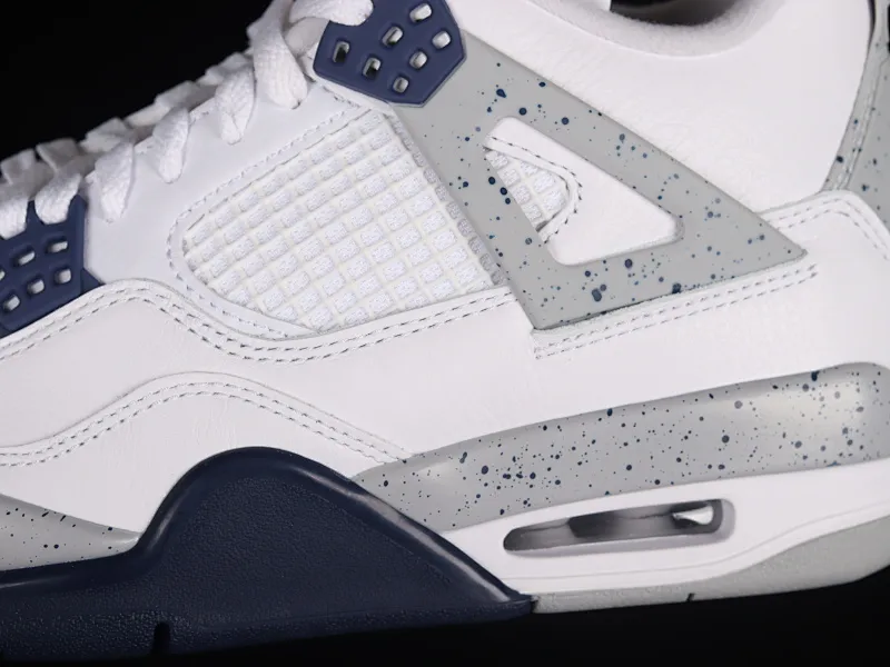 All categories Air Jordan Jordan series basketball shoes Air Jordan 4 LJR version Air Jordan 4 Retro "Midnight Navy" AJ4 Joe 4 Midnight Blue Men's cultural basketball shoes DH6927-140
